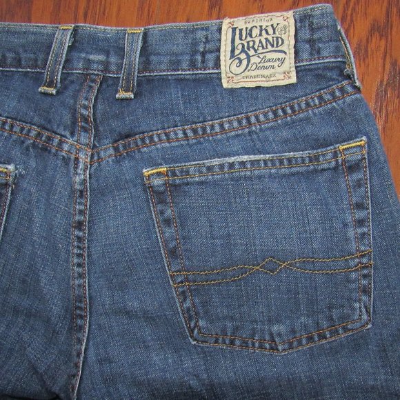WOMENS LUCKY BRAND CLASSIC RIDER JEANS-PARTY PANTS-PERFECT LIKE NEW-SZ 4 - Picture 6 of 7